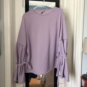 ASOS tie sleeve top